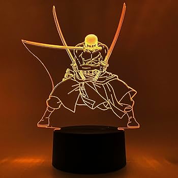 ワンピース ルフィ ゾロ ルームライト　USB充電タイプ Amazon | ワンピース ロゴ ルフィ ゾロ 麦わら帽子 グループ 3D